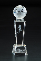 3D Soccer Crystal
