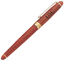 Genuine Wood Collection Roller Ball Pen (Rosewood)