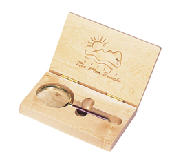 Wood Magnifier Box  Limited Quantity
