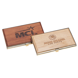 Wood Business Card Holder Rosewood