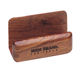 Wood Business Card Holder (Rosewood)