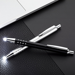2 IN ONE Ballpoint with LED Flashlight