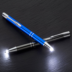 2 IN ONE Ballpoint with LED Flashlight