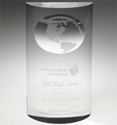 Optical Mirage Globe Award (Small)