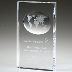 Optical Illusion Globe Award (Medium)