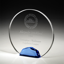 Optical Jeweled Halo Award (Small)