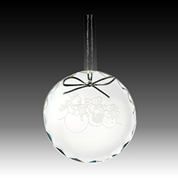 Optical Round Ornament