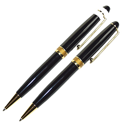 Custom Pen with Removable Top and Clip GF-900B-BK-ACT