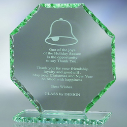 Jade Pearl Edge Octagon Award (Large)