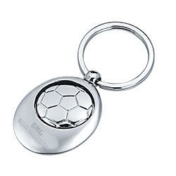 Swivel Soccer Ball Key Chain