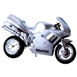 Metal Motorcycle Clock