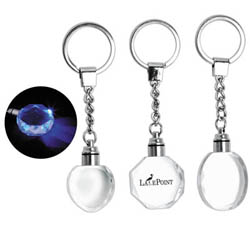 Crystal Light-Up Keychain