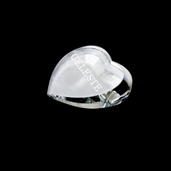 Bubble Heart Paperweight