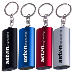 Aluminum Body Flashlight Key Chain