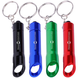 Aluminum Barrel LED Flashlight with Bottle Opener