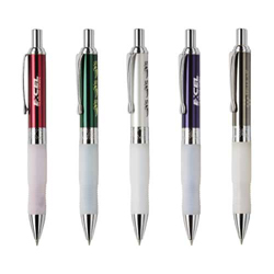 GV-199B Ballpoint with White Frosted Rubber Grip