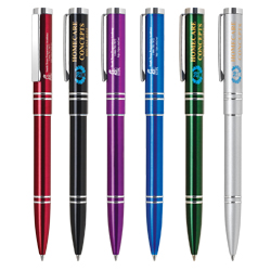 GV-253B Vibrance Click action bright colorful laquer ballpoint