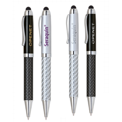 Carbon Fiber Ballpoint and Stylus Pen