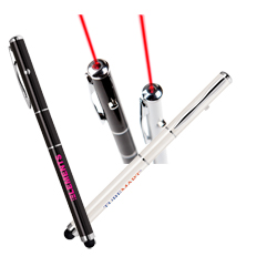 Laser Pointer, iTouch & Ballpoint (3 in One) Stylus