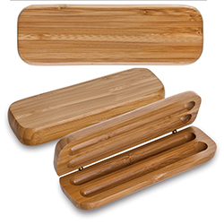 Dual Pen Bamboo Box