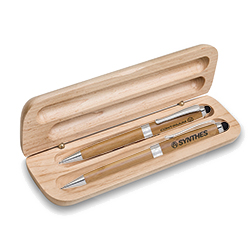 Bamboo Stylus Pen and Pencil Box Set