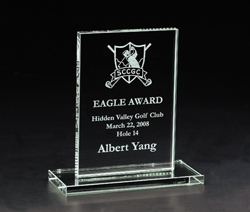 Vertical Plaque Jade Award (Large)