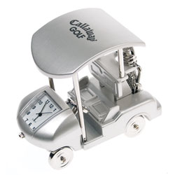 Metal Golf Cart Clock