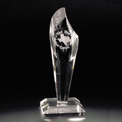 Torch Crystal Award (Large)