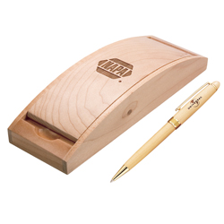 Wooden Pen and Box Set