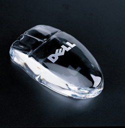 Crystal Mouse Paperweight