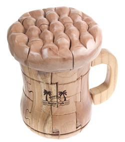 Custom Wood Puzzle - Beer Cup