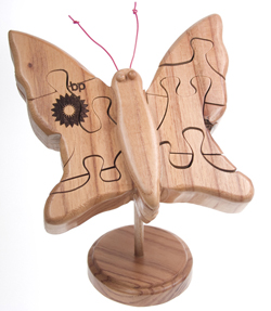 Custom Wood Puzzle - Butterfly