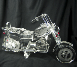 Custom Crystal Motor Cycle