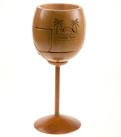 Custom Wood Puzzle - Wine Glass