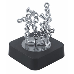 Magnetic Sculpture Block Nuts And Bolts Metal Paperweights