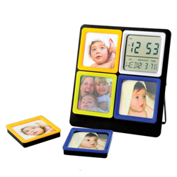 Multi-Picture Frame and Clock