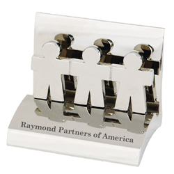 United We Stand Business Card Holder