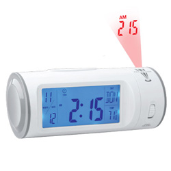 Alarm Clock w/ EL Light and Projector