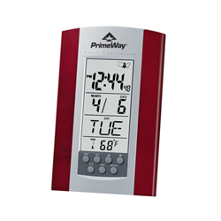 Rosewood Trim Alarm Clock w/ Calendar (Discontinued)