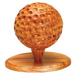 Custom Wood Puzzle - Golf Ball