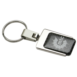 Two Tone Rectangle Key Tag (Discontinued)
