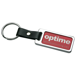 Executive Leather Strap Key Tag