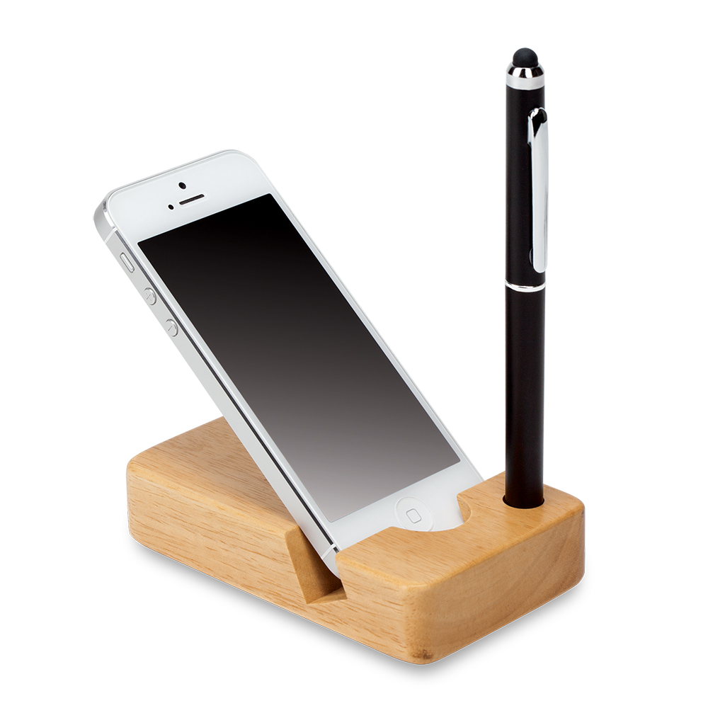 Mobile Phone and Pen Holder - EXECUTIVE WOOD and MARBLE SET
